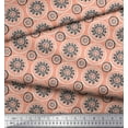 thumbnail image 3 of Soimoi Cotton Voile Fabric Floral Block Print Fabric by The Yard 56 Inch Wide, 3 of 3