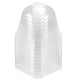 thumbnail image 1 of Cubierta de plástico transparente para plantas Uxcell 7cm x 7cm, domo de invernadero cuadrado, 10 unidades, 1 of 1