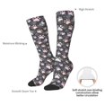 thumbnail image 4 of Naloa Colorful Paws Of Dog Knee Socks, High Socks Long Stretchy Sock Women Knee High Stocking, Long Socks for Women, 4 of 6