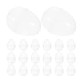 thumbnail image 2 of 20 Huevos de Pascua Transparentes para Rellenar, Decoraciones Interactivas Y Ligeras de Cáscara de Huevo para Cestas de Pascua Y ., 2 of 9