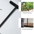 thumbnail image 2 of KAKOWELY 2Set Utility Manhole Hook Tool Stainless Hook for Maintenance Work Black for Adults, 2 of 7