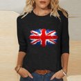 thumbnail image 2 of FAIWAD Hauts d'Été pour Femmes Manches 3/4 Col Rond Imprimé Tendance Blouses Décontractées Grande Taille, 2 of 4