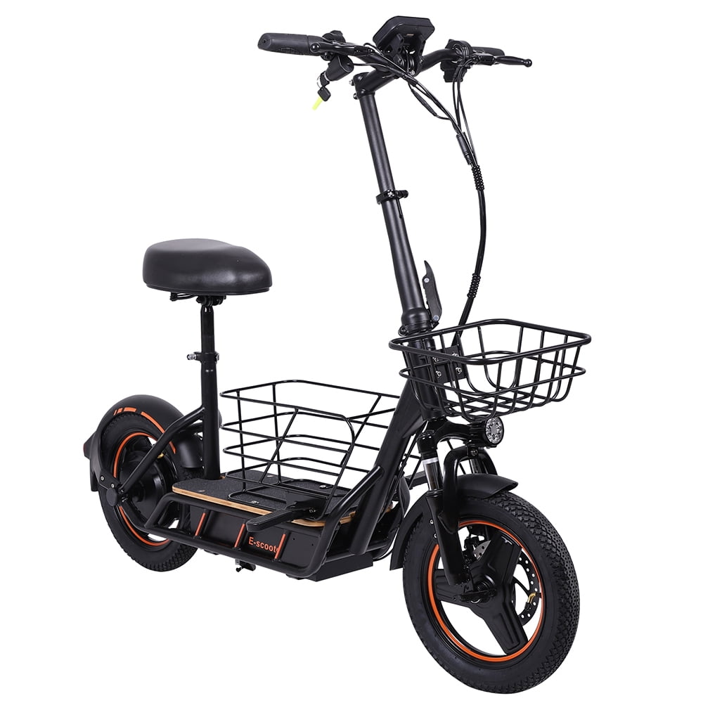 FREEBOY H14 Electric Scooter Adult,600W Motor,Maximum21 MPH,36V 10Ah 21 Miles,14 inch All Terrain Silent Tires,Foldable Commuting Electric Scooter,UL2272