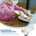 thumbnail image 2 of DECORNIJIA 5 Sets Travel Toddler Utensils in Stainless Steel for On The Go Meals, 2 of 8