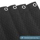 thumbnail image 3 of Cortina de Ducha Tela Negra Patrón de Cortina de Ducha Lavable Moho 180x180 cm Textil Grueso Pesado Impermeable No se Pega mientras se Muestra con 12 Anillas, 3 of 5