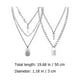 thumbnail image 4 of 2 piezas de collar retro en forma de cruz, colgante decorativo con forma de cerradura, joyería (plata), 4 of 6