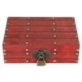 thumbnail image 1 of Caja de Almacenamiento Antigua Decorativa ANGGREK Retro Portátil 28.5x20x9cm, 1 of 8