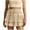 Beige1, variant on yillto Women's Pleated Skirt High Waisted Ruffle Tennis Short Skirts Sports Running Layered Skorts