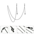 thumbnail image 1 of Hytrove 1Pack Eyeglass Chains for Men Retro Design Copper Prevent Falling Off for Banquet, 1 of 8