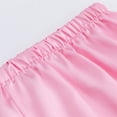 thumbnail image 2 of WIBACKER 5-12Y Girls Boys Pajamas Satin Pajama Set Silk Pjs Short Sleeve Sleepwear Kids Button-Down Nightwear, 2 of 10