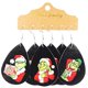 thumbnail image 1 of The Grinch Earrings Kids Grinch Decor 3 Pairs Of Christmas Earrings Handmade Tear Drop Faux Leather Earrings New Year Party Earrings Set Winter Holiday Jewelry Gifts, 1 of 2