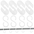 thumbnail image 2 of Artibetter 100 Ganchos De Plástico En Forma De S Para Cocina, Baño, Gancho Para Colgar En Maceta (Blanco), 2 of 5