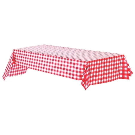 

Easter Table Cloths Rectangle 60 X 84 Plaid Table Cover Linens for Rental Clear Tablecloth Cover Rosette Tablecloth Stage Skirting Camp Table Cloth Tray Table Cover Red Rectangular Spill Proof