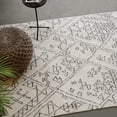 thumbnail image 3 of Uttermost Campo 96x120" Contemporary Cotton Rug in Ivory and Black, 3 of 3