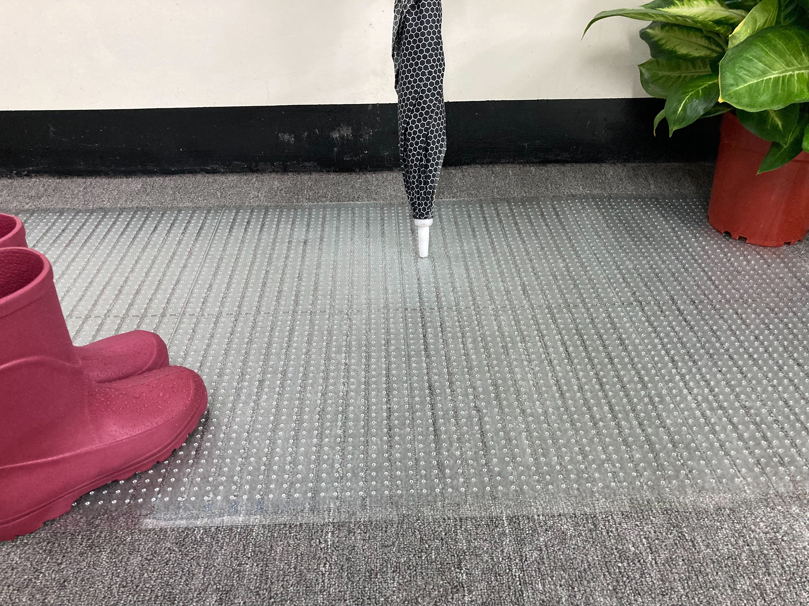 Sweet Home Stores Waterproof Non-Slip 2x6 Indoor Runner Rug Carpet  Protector Mat, 2'2 x 6', Clear 
