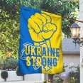 thumbnail image 3 of Flagwix Ukraine Strong Flag I stand With Ukraine NNT424F Ukraine Flags, Indoor Outdoor Decoration - Garden Flag (11.5" x 17.5"), 3 of 6