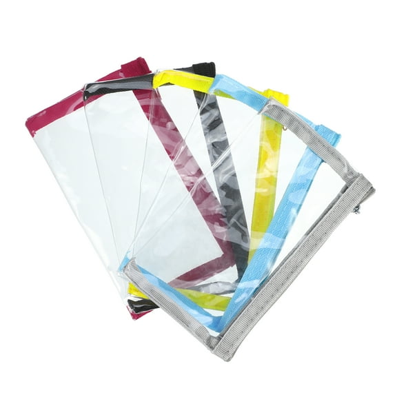 Vocoste 5 Pcs Clear Small Makeup Pouches for Purse Mini Clear Zipper Bag for Women