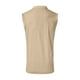 thumbnail image 5 of pstuiky Camisetas sin mangas, Camiseta deportiva informal sin mangas con cuello liso a la moda para hombre Tops elegantes para mujer l, 5 of 5