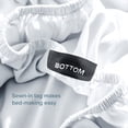 thumbnail image 6 of Bare Home Fitted Sheet - 24" Extra Deep Pocket - Premium 1800 Collection - Twin, White, 6 of 7