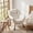 Beige, variant on LAZY BUDDY Lazy Chair, Modern Lounge Accent Chair with Armrests & Side Pocket, Leisure Sofa Armchair, Reading Chair for Living Room, Bedroom, Office