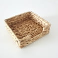 thumbnail image 2 of Storage Bins, Organization and Storage - Loetky Rustic Style Woven Basket Household Square Napkin Holder Dining Table Decorative Tissue Box, 1*Storage Basket, 2 of 6