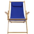thumbnail image 5 of Casual Home Adjustable Sling Chair Natural Frame, Royal Blue Canvas, 5 of 5