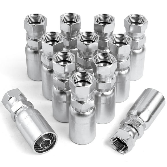 Manguera hidráulica 1/2 x 1/2 JIC 37°, conector de engarce giratorio hembra