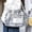 Gray, variant on Crossbody Sling Bag for Travel, Lightweight Daypack with Adjustable Strap, Portable Shoulder Bag for Everyday Use, Gym, and Outdoor Activities