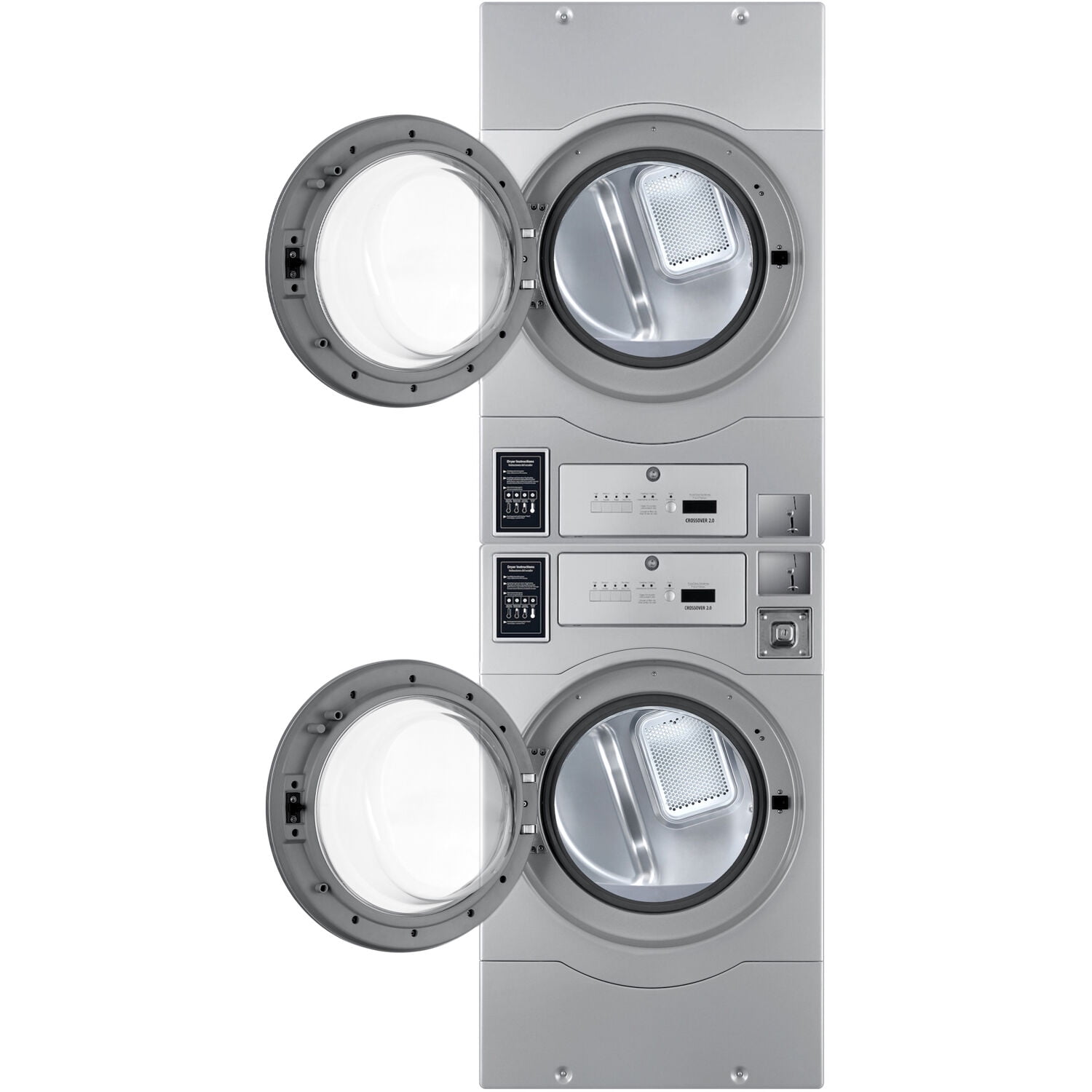 Crossover Crossover 2.0 by Wascomat Coin-Operated Electric Dryer stacked units