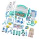 thumbnail image 1 of Juego de juguetes para doctor, juego de juguetes para niños, juego de médicos, juego de juguetes para fingir doctor, juego de juegos de médicos con estuche de almacenamiento, azul Afortunado Sencillez, 1 of 4