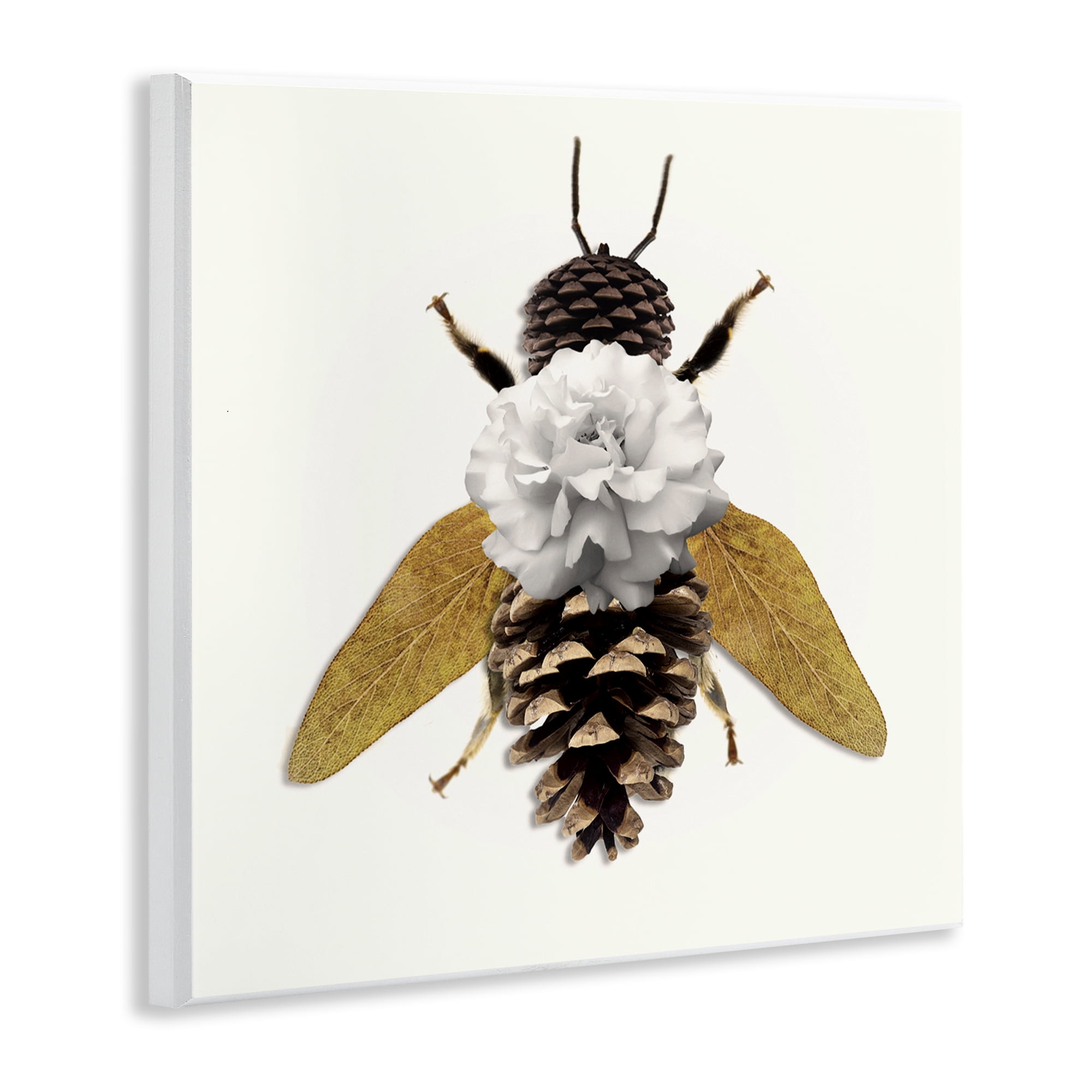 Nature Constructed Bee Wall Plaque Art, design by Sasha