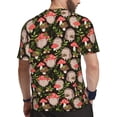 thumbnail image 2 of Wukai Edgehog and Mushrooms Print Men's Short-Sleeved Mesh T-Shirt,Quick-Dry Short Sleeve Workout T-Shirt-Medium, 2 of 8