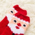 thumbnail image 4 of Women's Fleece Christmas Santa Winter Warm Socks, Womens Thick Thermal Socks for Ladies Novelty Cozy Crew Socks, 4 of 8