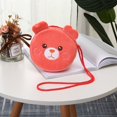 thumbnail image 1 of Petit Sac à Main pour Filles Mini Sac Messager Porte-Monnaie Portefeuille pour Enfants Sac en Peluche Licorne Sac à Clés Animal Sac de Rangement Rond Petit Sac, 1 of 3