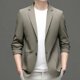thumbnail image 2 of Traje de lujo de alta gama para hombre, chaqueta informal de negocios, primavera y otoño, corte entallado coreano fino, 2 of 5