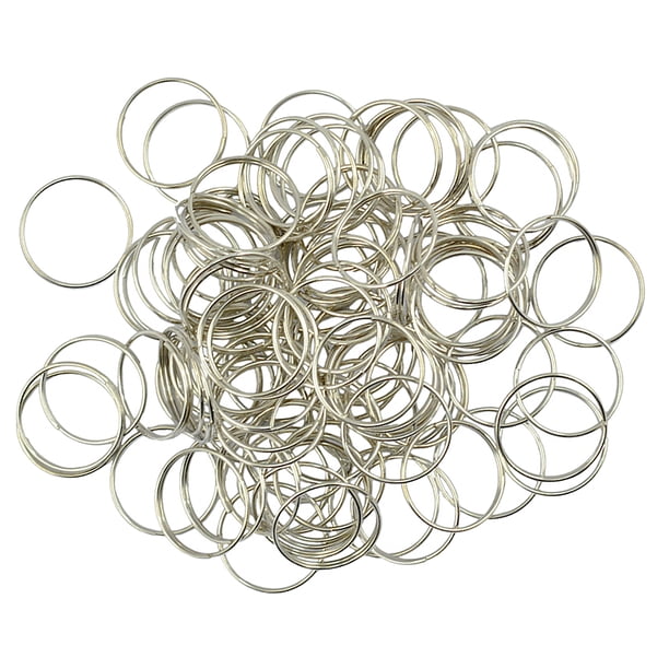 200 anillos partidos llavero 18mm llavero de material ero inoxidable espios llavero pesca DIY fabrición ce perfecl Llaveros