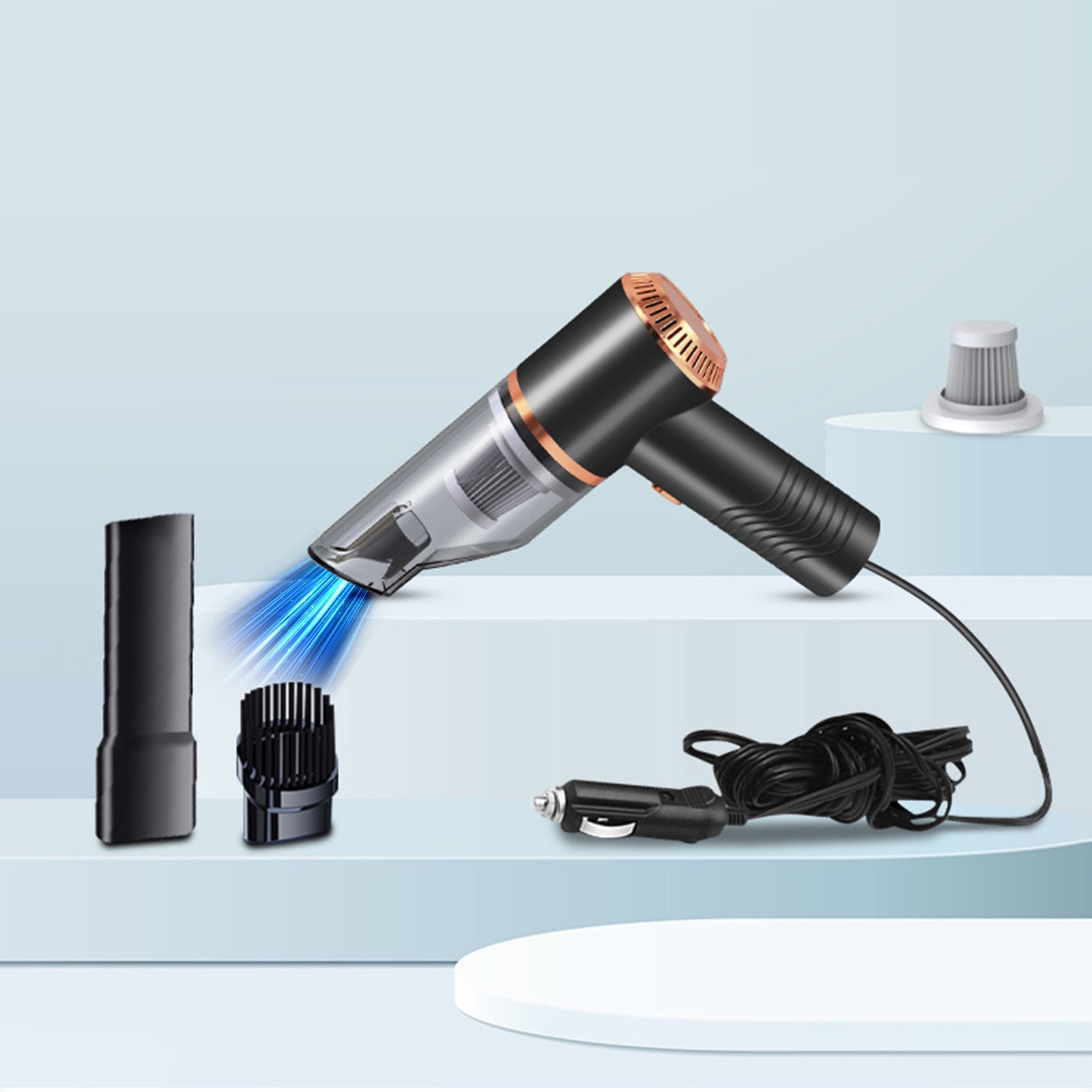 Miogawg Handheld Vacuum Cordless, Compact Home And Car Vacuum, Powerful Suction Advanced Clean Hand Vac With Extendible Crevice Tool