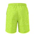 thumbnail image 4 of Satingcolo Mens Mesh Camo Graphic Shorts Vintage Designer Workout Shorts Casual Cool Streetwear Waist Pants Fluorescent Green 2XL, 4 of 4