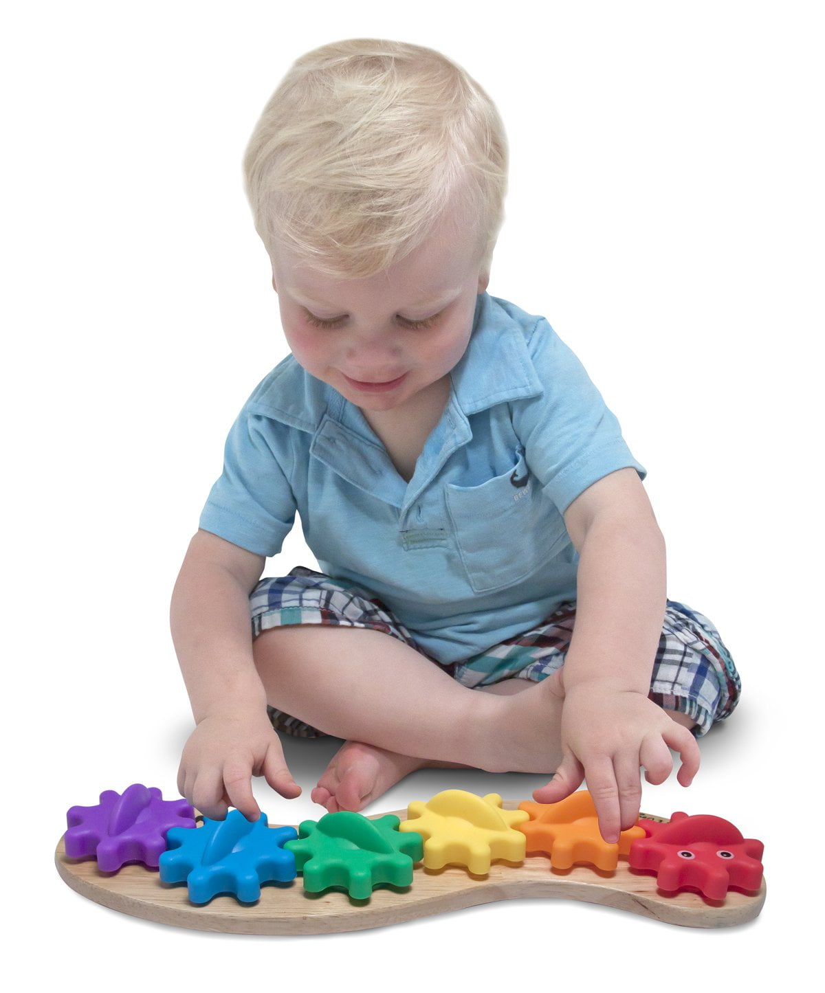 melissa and doug rainbow caterpillar gear toy