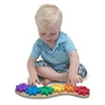 thumbnail image 3 of Melissa & Doug Rainbow Caterpillar Gear Toy With 6 Interchangeable Gears, 3 of 7