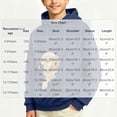 thumbnail image 3 of Kids Hoodie with Dog Pouch Boys Oversized Cat Hoodies with Cargo Pockets for Dogs Cats Pet Solid Color Sweatshirts, 3 of 10