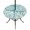 Teal, variant on Round Outdoor Tablecloth with Umbrella Hole and Zipper, Palm Tree Monstera Tablecloth with Elastic Waterproof, Black White Leaf Boho Botanical Tropical Patio Table Covers for 31" - 35" Pool Tables
