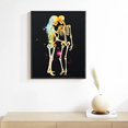 thumbnail image 2 of Nawypu  Skeleton Couple Dance Ghost Dancing Nightmare Skulls Day of the Dead Halloween Christmas Watercolor Art Print Poster Wall Art Nursery Kids Office Home Decor, 2 of 4