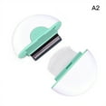 thumbnail image 1 of Pet Hair Cleaner Combing brush Shell Comb Cat Dog Comb Pet Hair Brush pet Clean Mint green comb Pet Hair Grooming Tool, 1 of 9