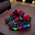 thumbnail image 2 of Kids Light Up Sneakers Toddler Boys Girls Luminous Breathable Trainers Walking Flash Shoes, 2 of 10