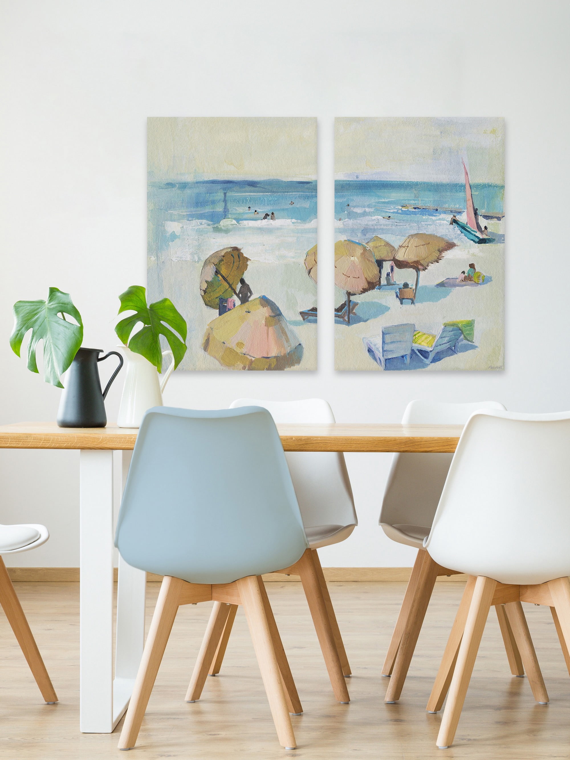 Marmont Hill Summer Sea Diptych