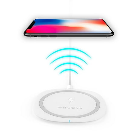 Ixir Apple iPhone 8 Wireless Quick Charger Fast Charge 10W for iPhone X, iPhone 8, iPhone 8 Plus,Samsung Note 8, S6 Edge +, S7, S7 Edge, S8 and S8 Plus, etc. by Ixir