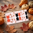 thumbnail image 3 of YiFudd Halloween Nail Stickers F, Glow in The Dark Spooky Ghost Skull Spider Web Nail Art Decals, Horror Party Manicure Set, 16 Sheets, 3 of 6