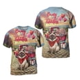 thumbnail image 3 of Be My Valentine's Siamese Truck Full of Love Flower Balloon All Over Print 3D Shirt Unisex Merch Cat Lover Kitten Owner Gifts - 02029, 3 of 6