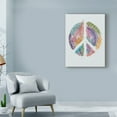 thumbnail image 3 of Trademark Fine Art 'Feathers For Peace' Canvas Art by Rachel Caldwell, 3 of 3